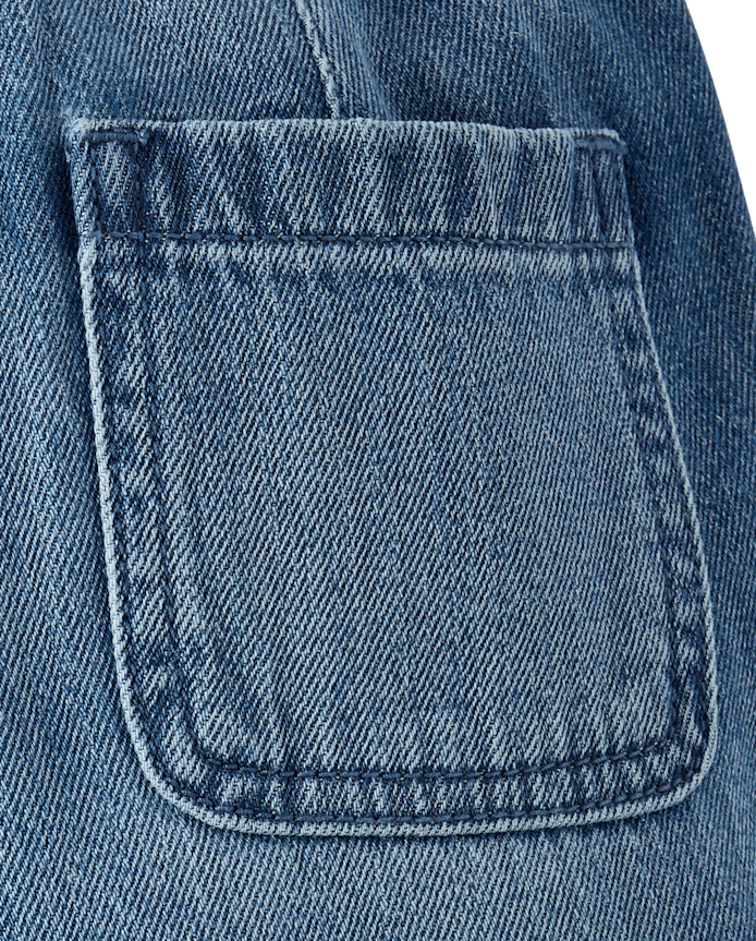 Girls Pull On Baggy Cargo Jeans