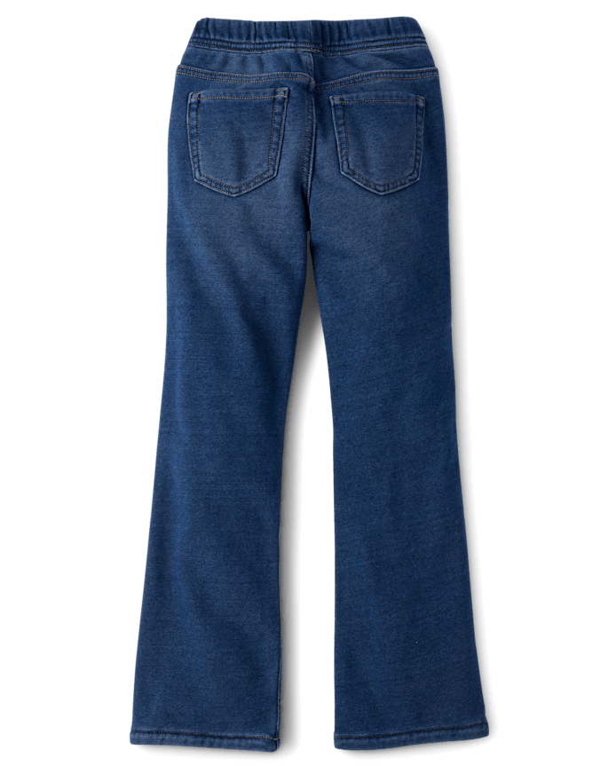 Girls French Terry Flare Sweatpant Jeans