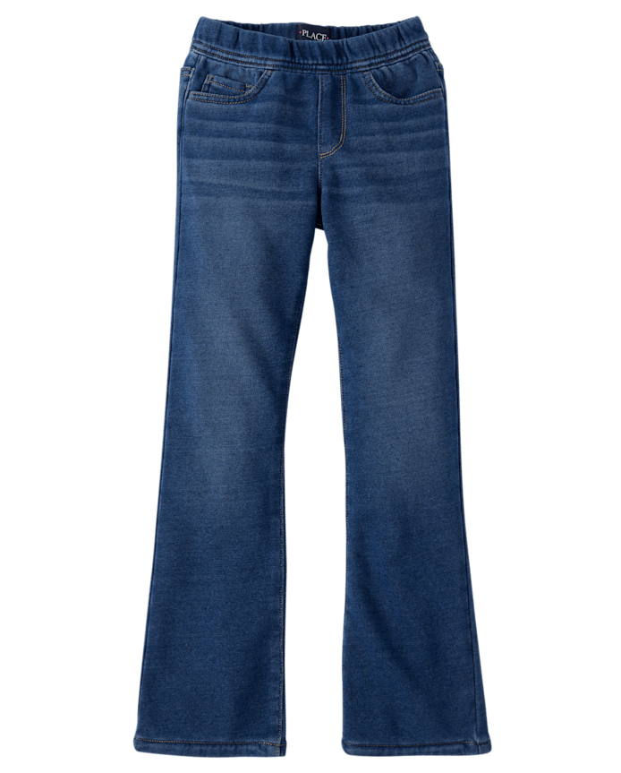 Girls French Terry Flare Sweatpant Jeans