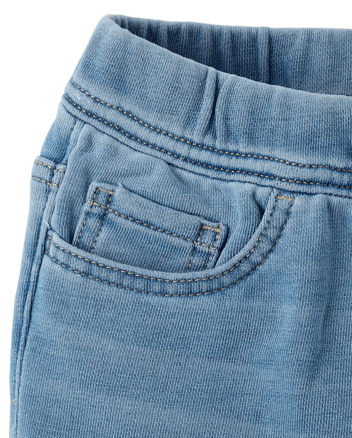 Girls French Terry Wide Leg Sweatpant Jeans