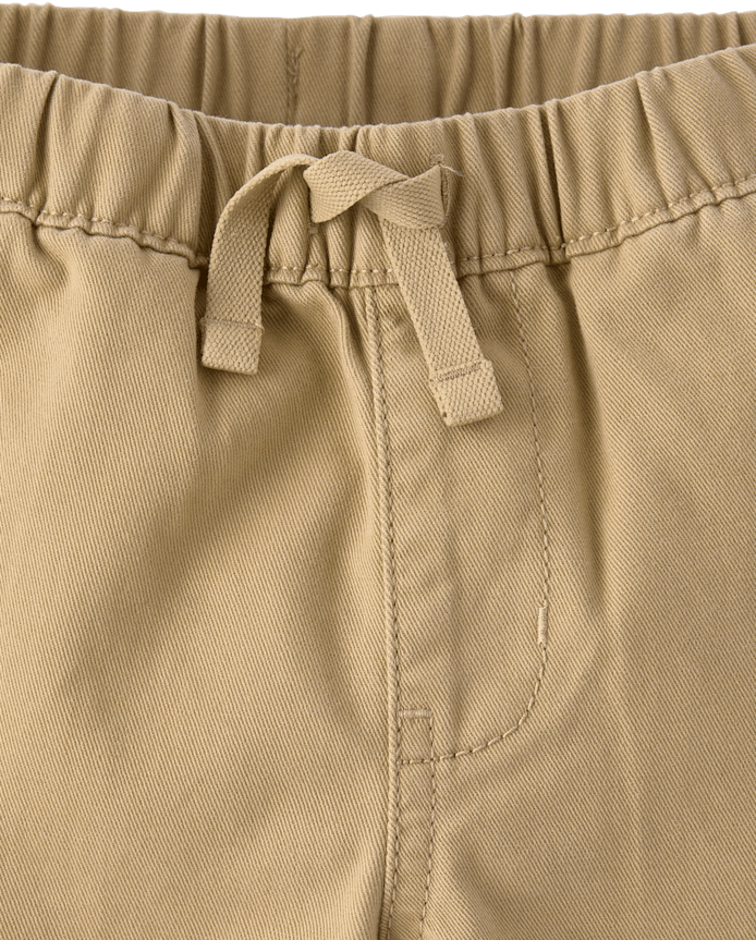 Baby And Toddler Boys Roll Cuff Pull On Chino Pants