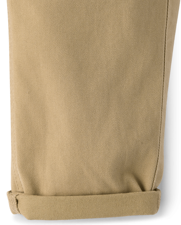 Baby And Toddler Boys Roll Cuff Pull On Chino Pants