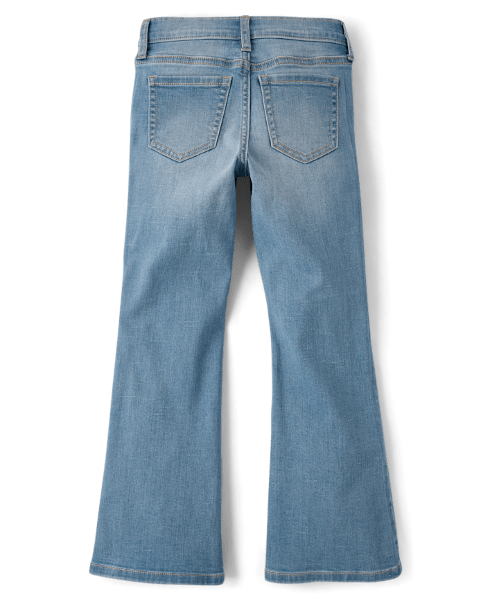 Girls Hello Kitty® And Friends Embroidered Flare Jeans