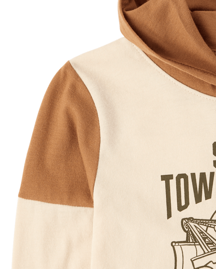 Baby And Toddler Boys Graphic Hooded Top