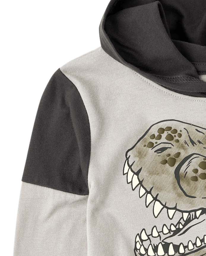Baby And Toddler Boys Graphic Hooded Top
