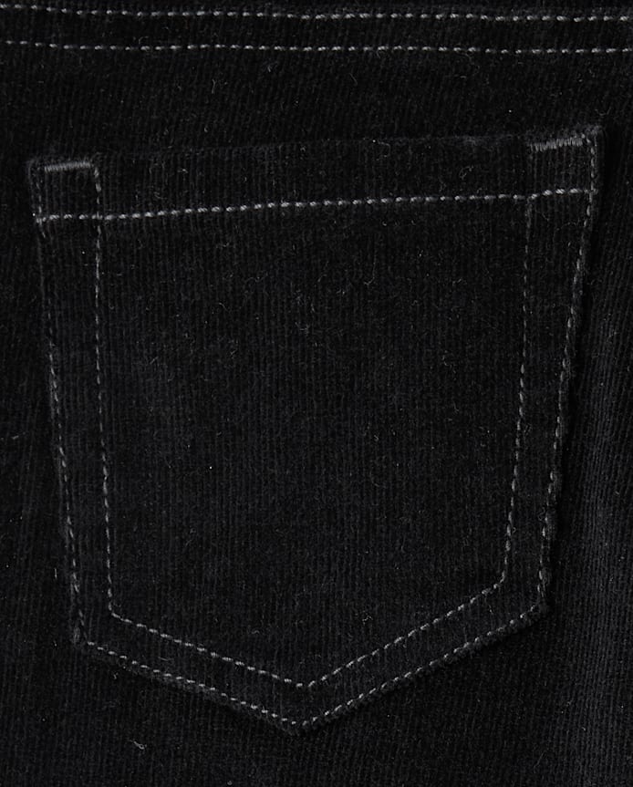 Girls Low Rise Corduroy Bootcut Pants