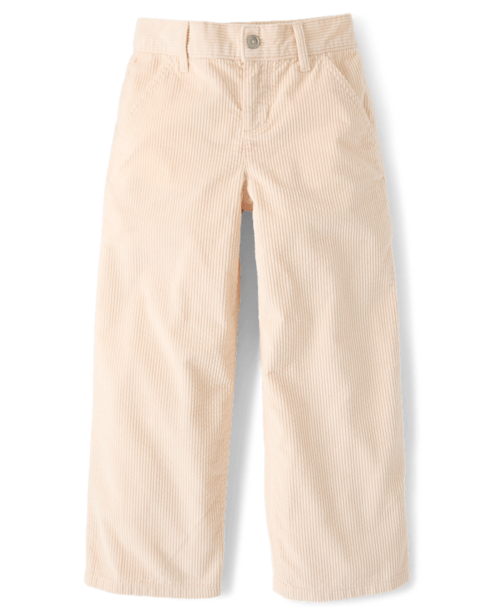 Girls Pull On Baggy Corduroy Pants