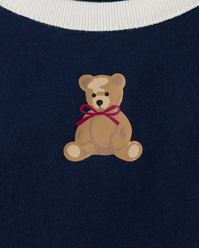 Girls Bear Ringer Dress