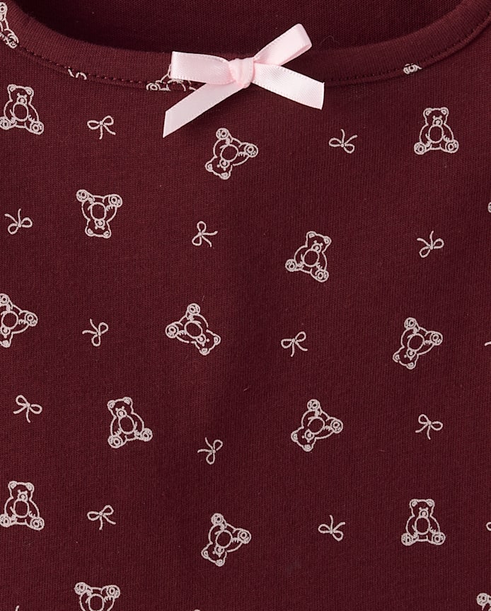 Robe à volants ours pour filles