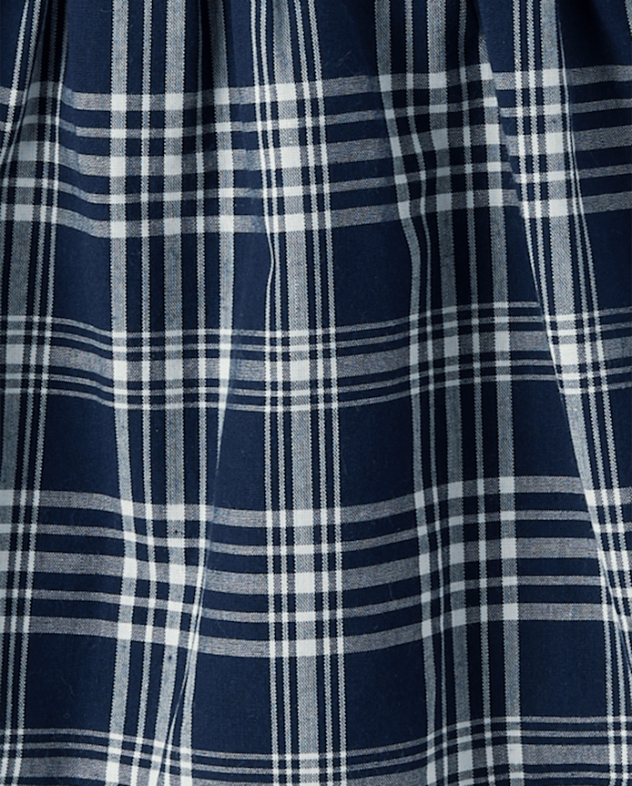 Girls Plaid Smocked Poplin Skort