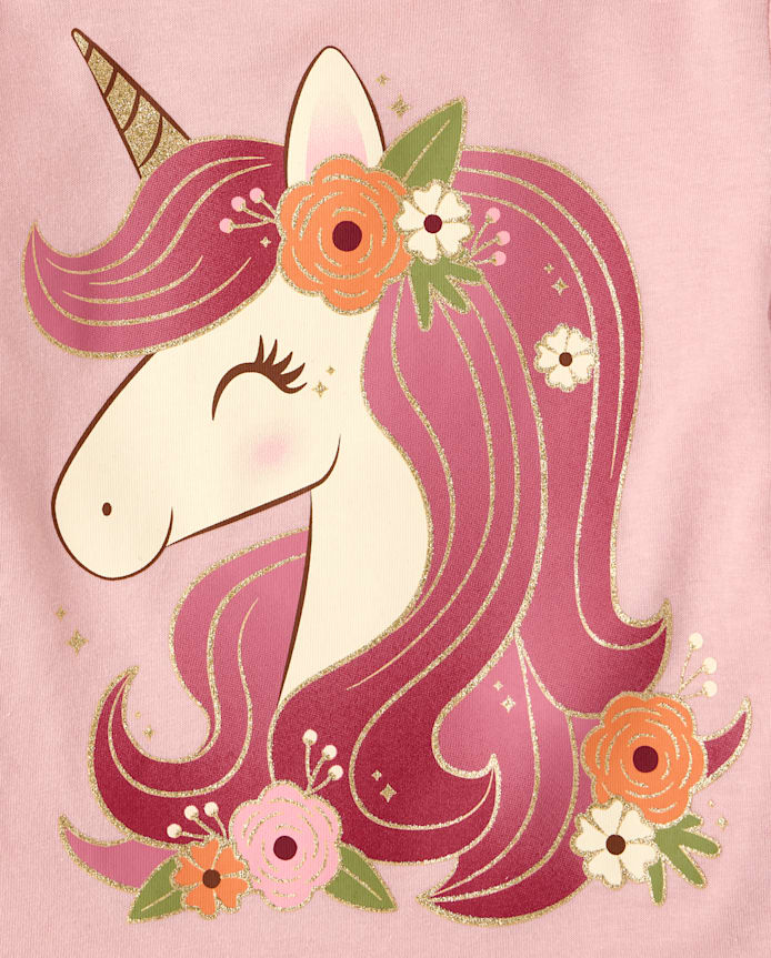 Baby And Toddler Girls Butterfly Graphic Tee 4-Pack