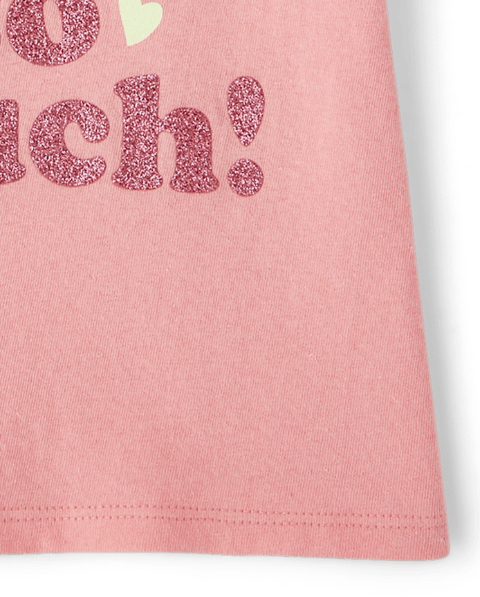 Baby And Toddler Girls Love Daddy Graphic Tee