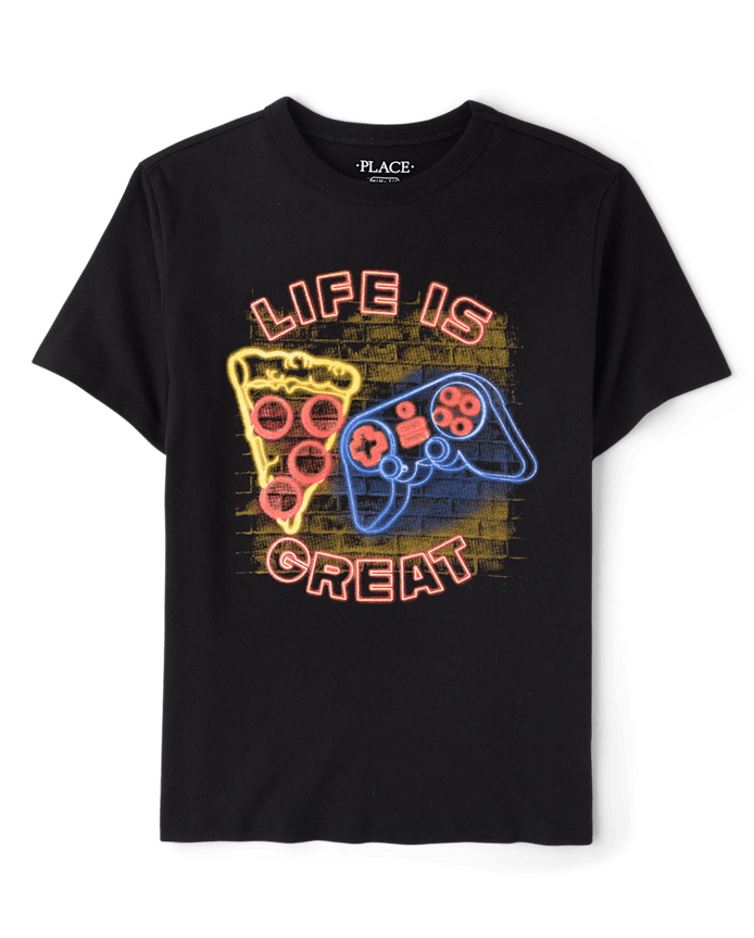 Boys Life Is Great Graphic Tee