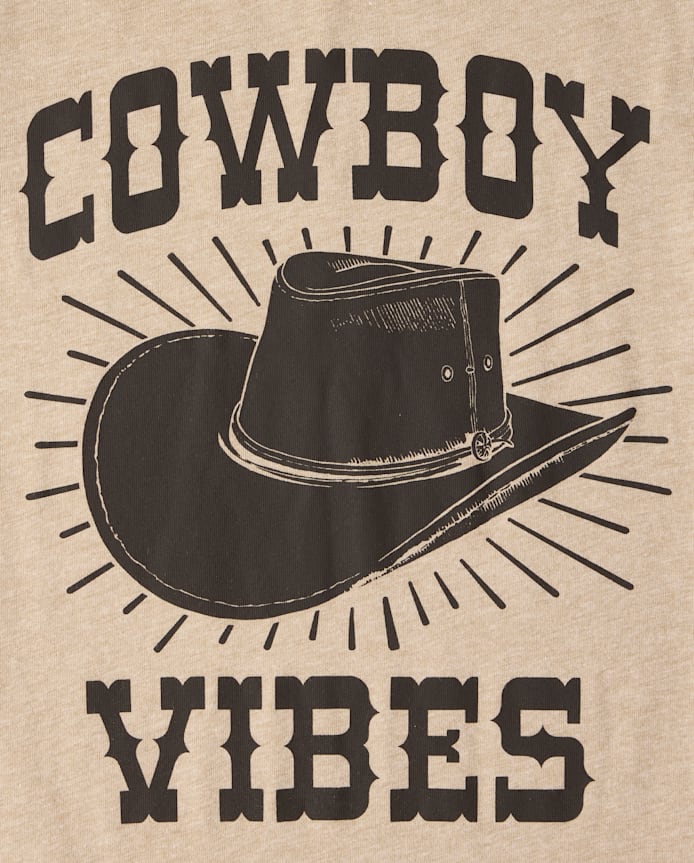 Boys Cowboy Vibes Graphic Tee