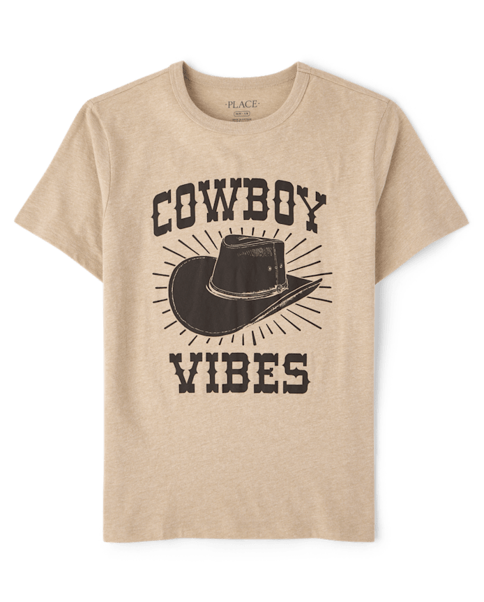 Boys Cowboy Vibes Graphic Tee