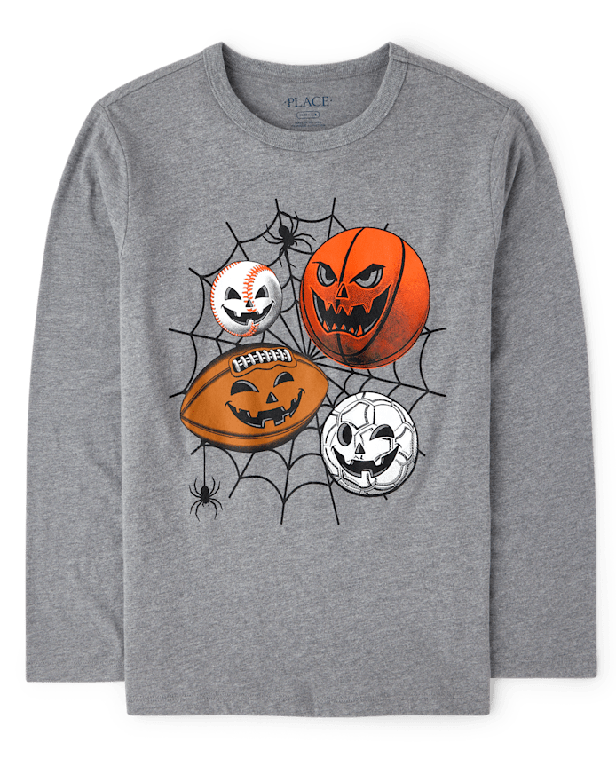 Boys Halloween Sports Graphic Tee