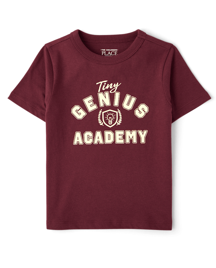 Baby And Toddler Boys Tiny Genius Graphic Tee