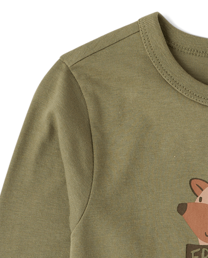 Baby And Toddler Boys Hedgehog Graphic Tee