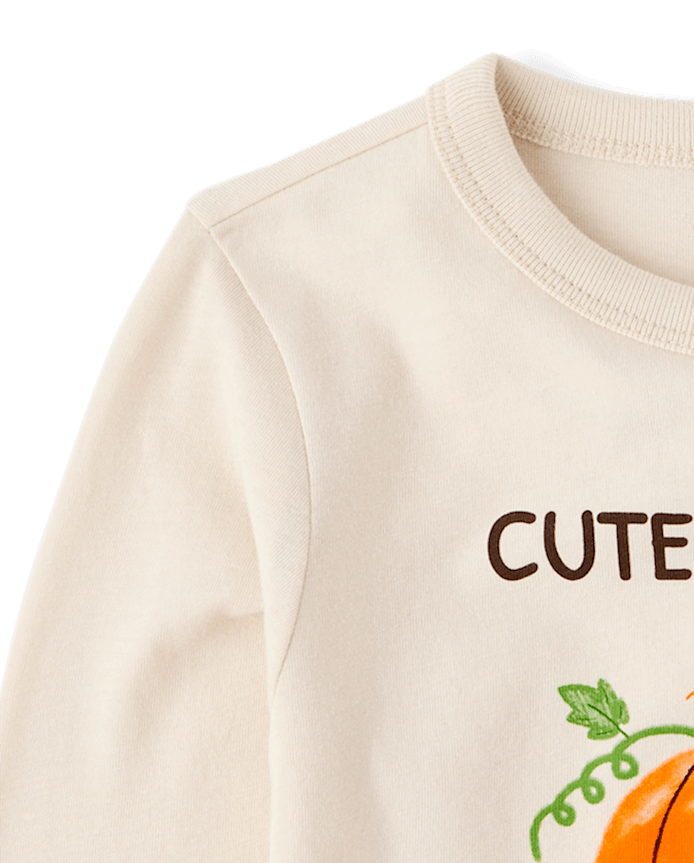 Baby And Toddler Boys Cutest Pumpkin Graphic Tee