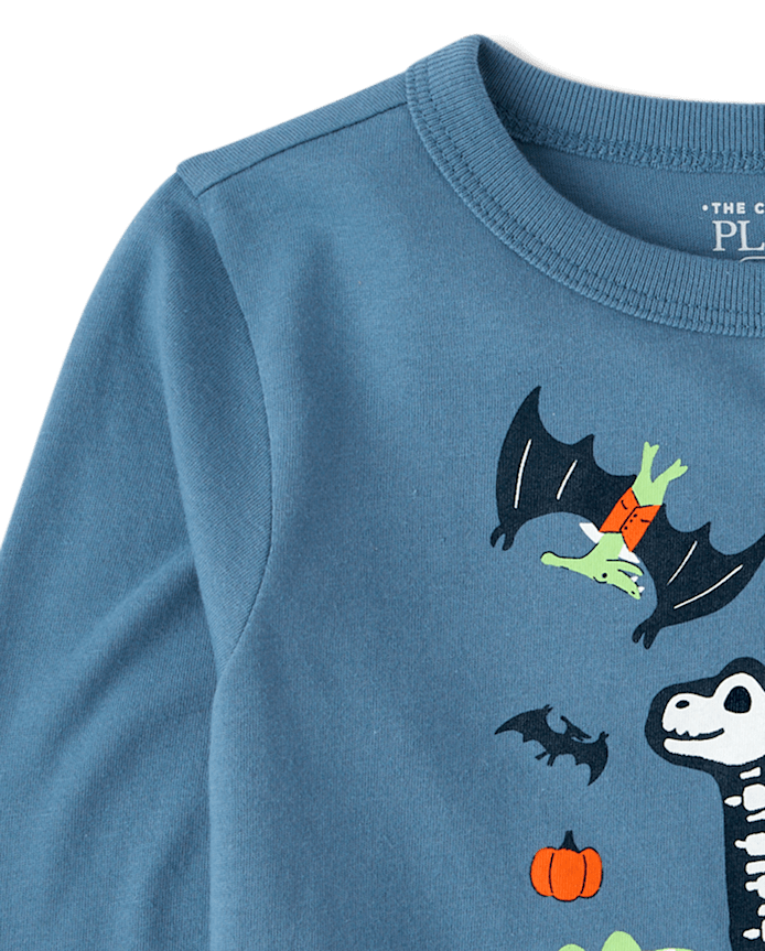 Baby And Toddler Boys Halloween Dinos Graphic Tee