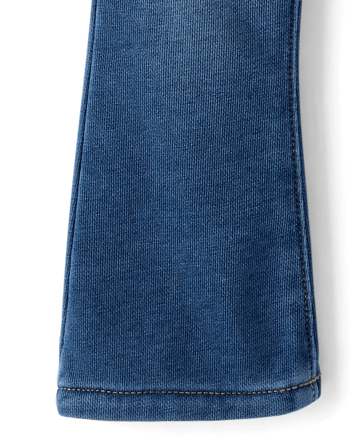 Toddler Girls French Terry Flare Sweatpant Jeans