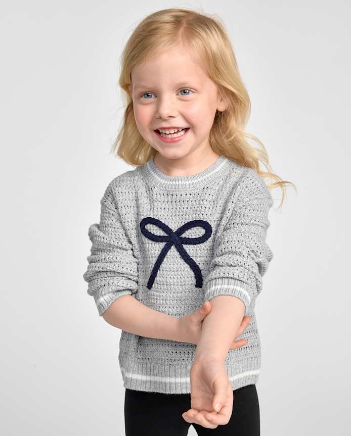 Pull orné pour petites filles