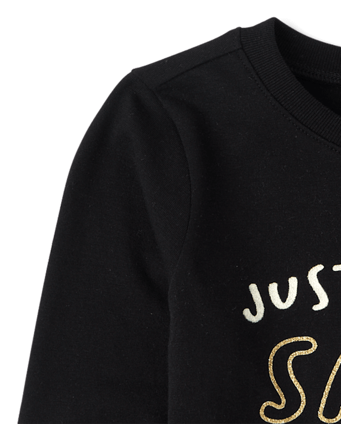 Baby And Toddler Girls Sassy Graphic Tee