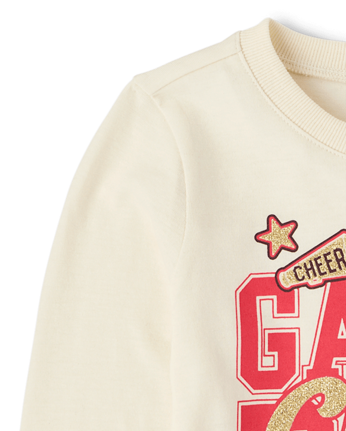 Baby And Toddler Girls Game Day Graphic Tee