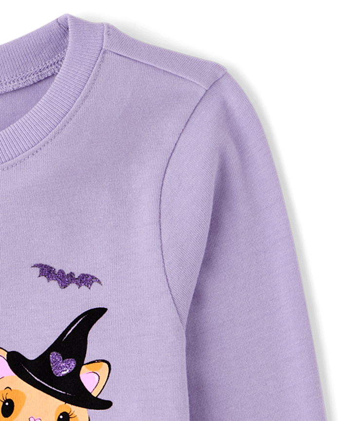 T-shirt graphique Halloween Boo Crew pour bébés et petites filles