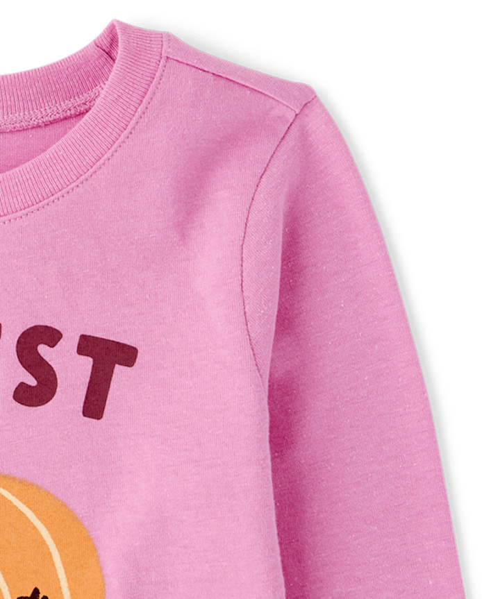 Baby And Toddler Girls Cutest Pumpkin Graphic Tee