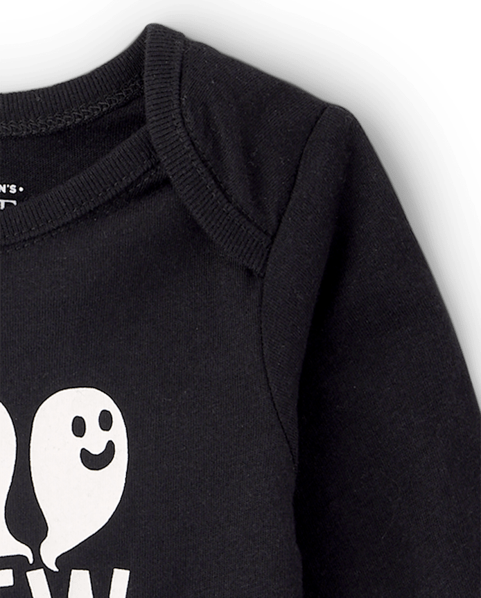 Baby Matching Family Glow Halloween Boo Crew Graphic Bodysuit