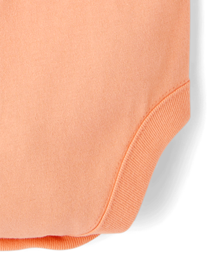 Baby Halloween Pumpkin Face Graphic Bodysuit