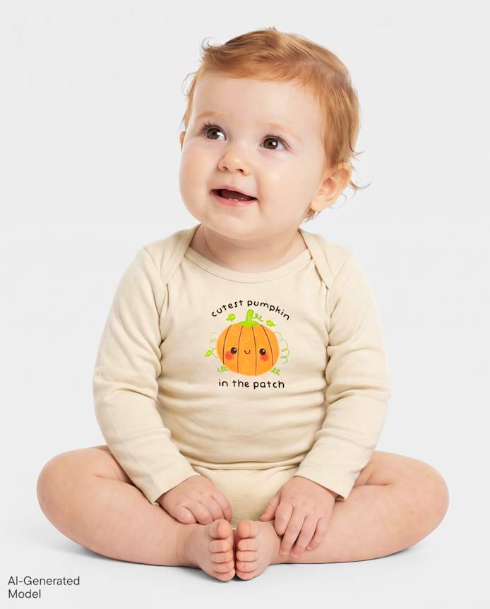 Baby Cutest Pumpkin Graphic Bodysuit