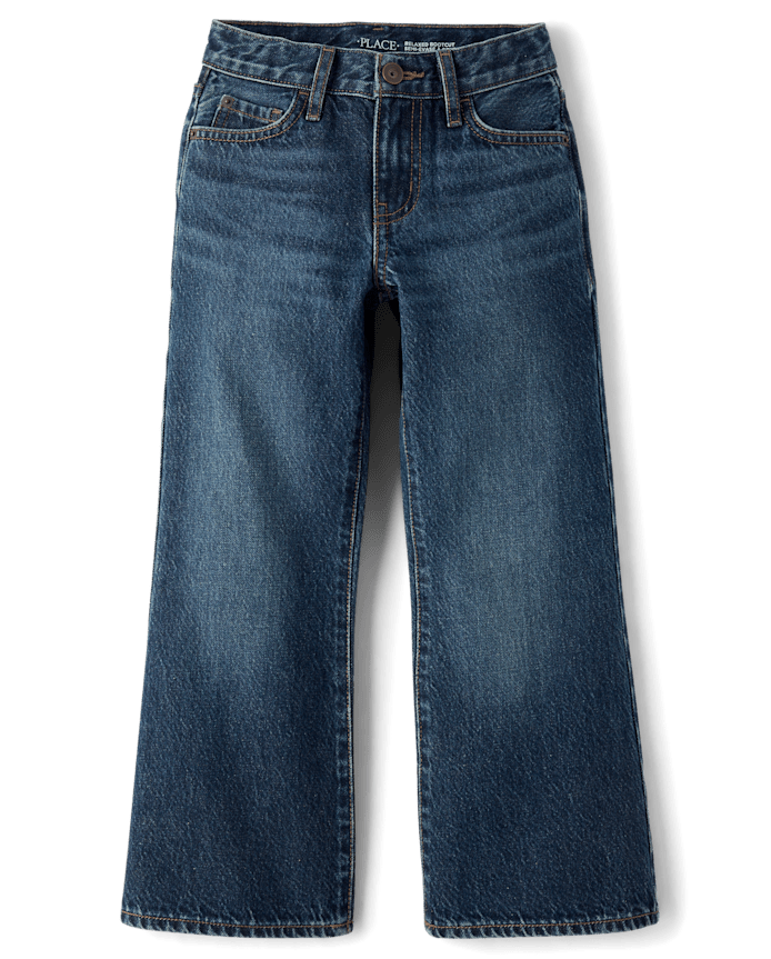 Boys Relaxed Bootcut Jeans