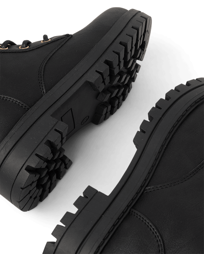 Girls Charm Combat Boots