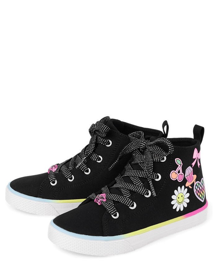 Girls Icon High Top Sneakers