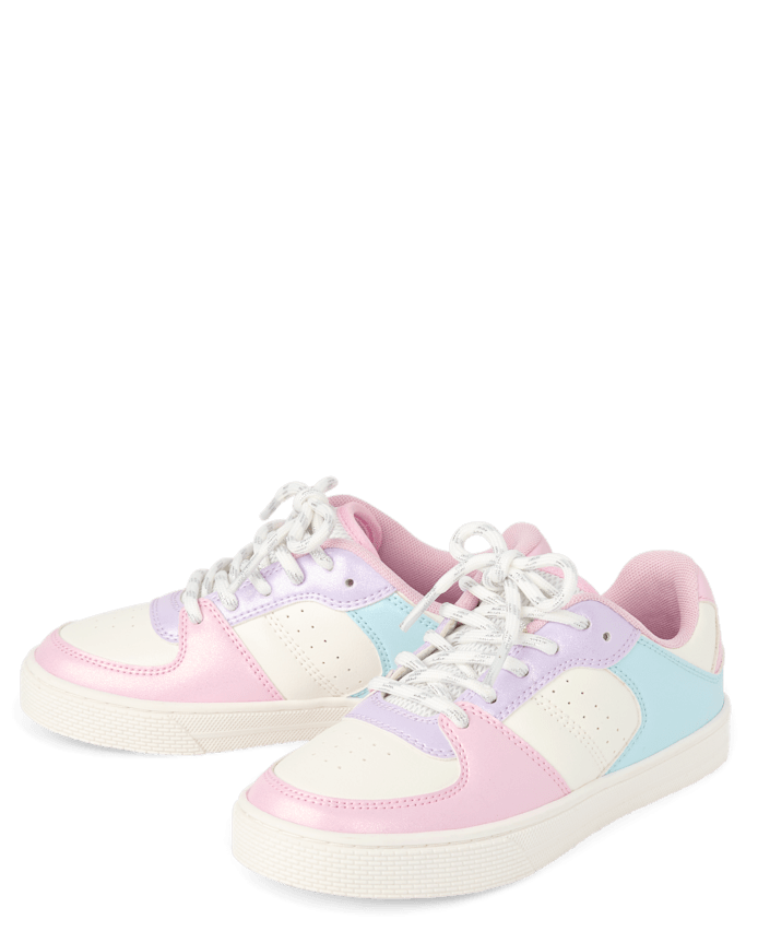 Girls Colorblock Low Top Sneakers