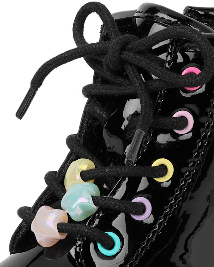 Bottes perlées pour petites filles