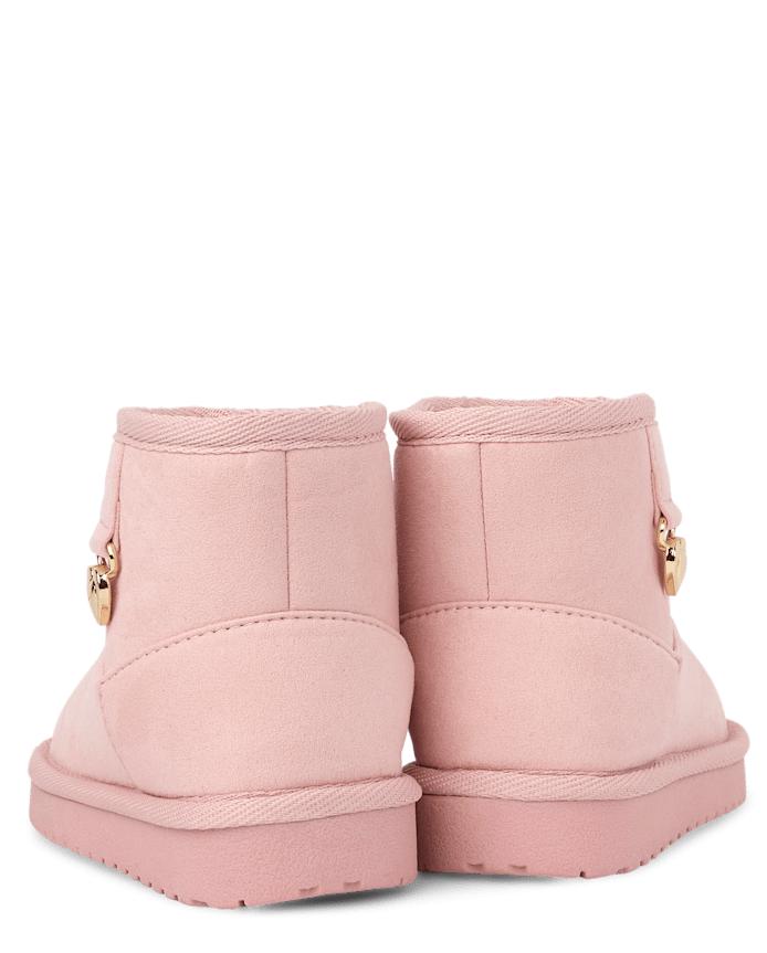 Toddler Girls Charm Teddy Boots