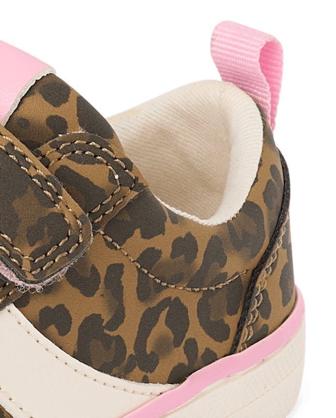 Toddler Girls Leopard Low Top Sneakers
