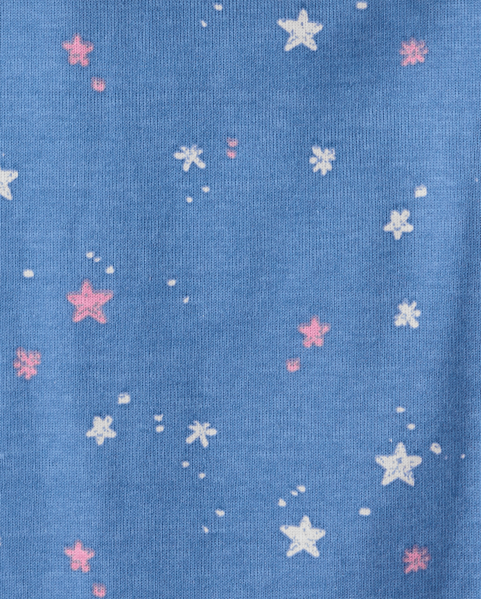 Girls Foil Pny Snug Fit Cotton Pajamas