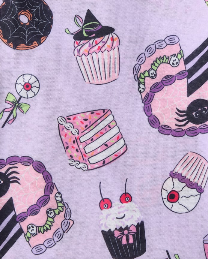 Pyjamas de pâtisserie d'Halloween pour filles