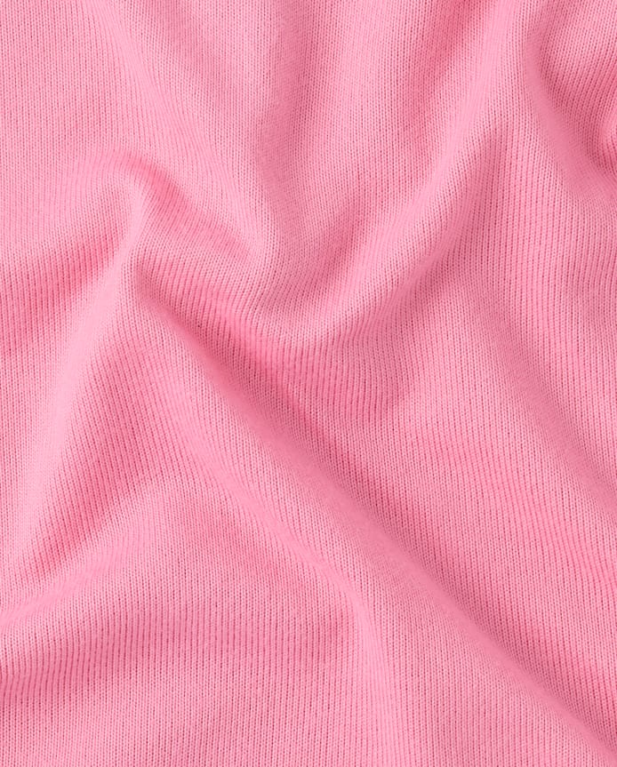 Girls Ribbed Henley Pajama Top