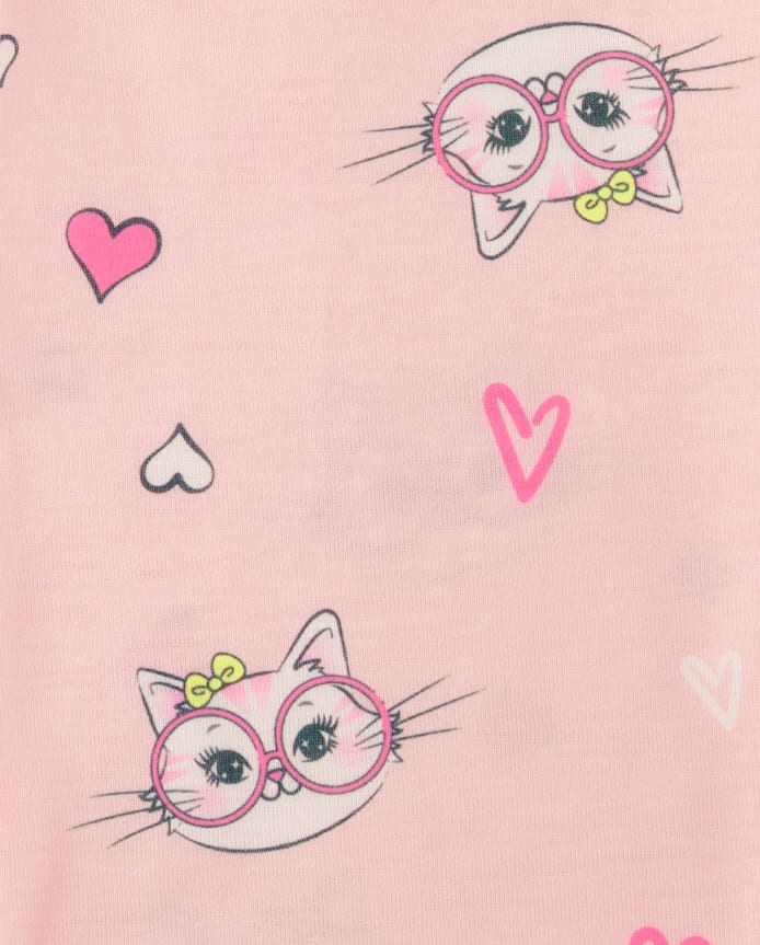 Girls Cat Books Pajamas