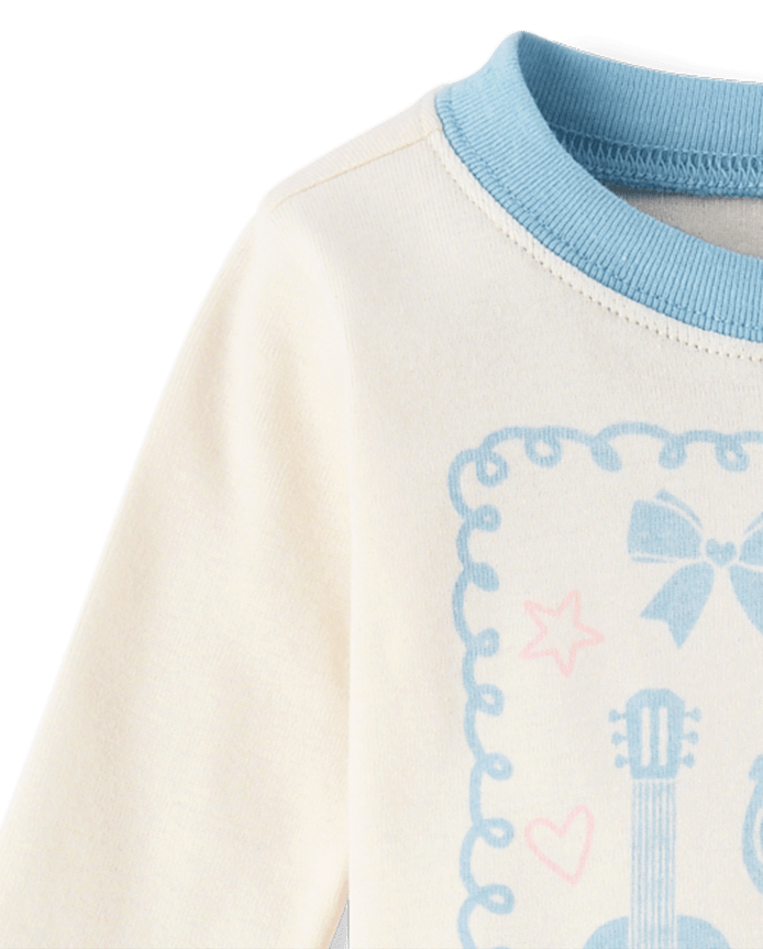 Baby And Toddler Girls Western Snug Fit Cotton Pajamas