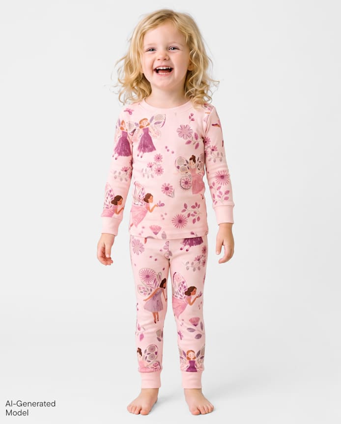Baby And Toddler Girls Fairy Snug Fit Cotton Pajamas