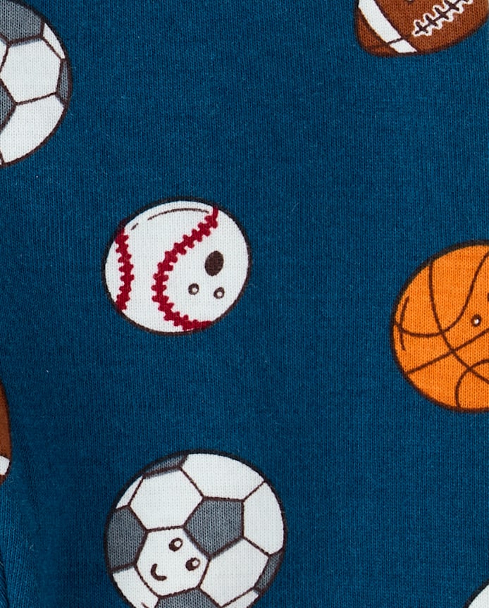 Pyjamas de sport en coton ajustés pour bébés et petits garçons