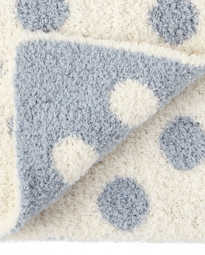 Baby Polka Dot Chenille Cozy Blanket