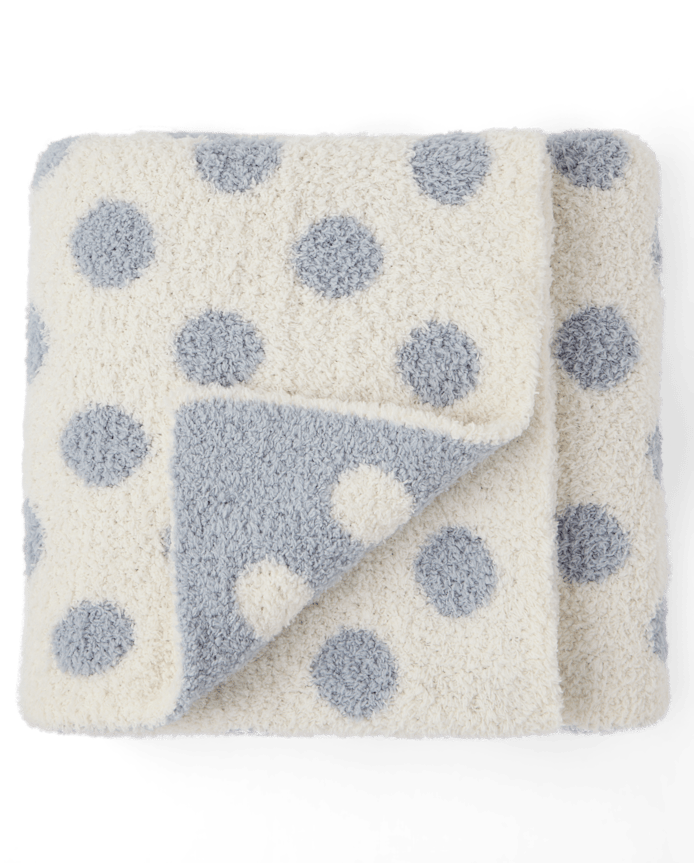 Baby Polka Dot Chenille Cozy Blanket