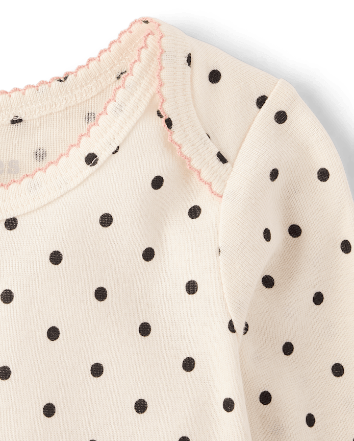 Baby Girls Bow Bodysuit 4-Pack